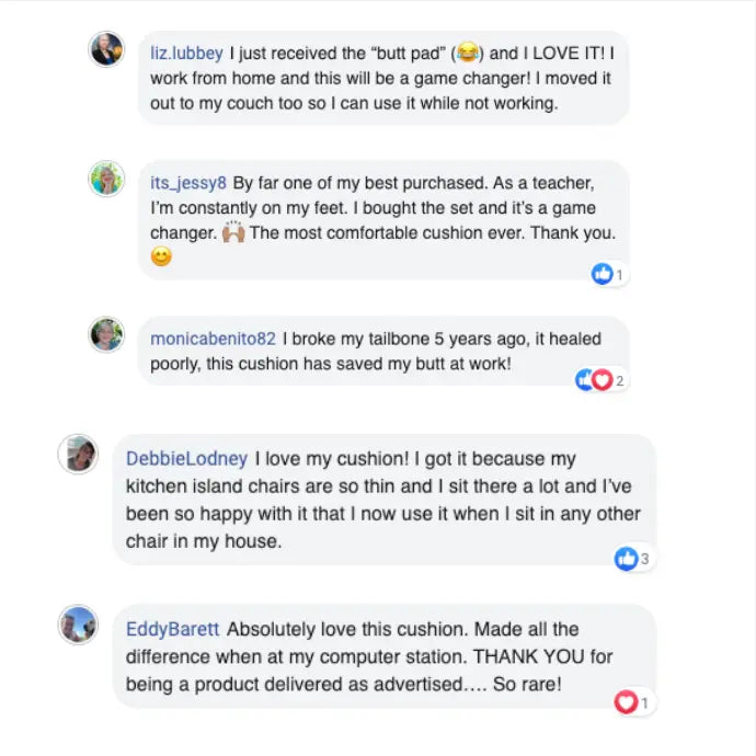 Pressure Relief Seat Cushion